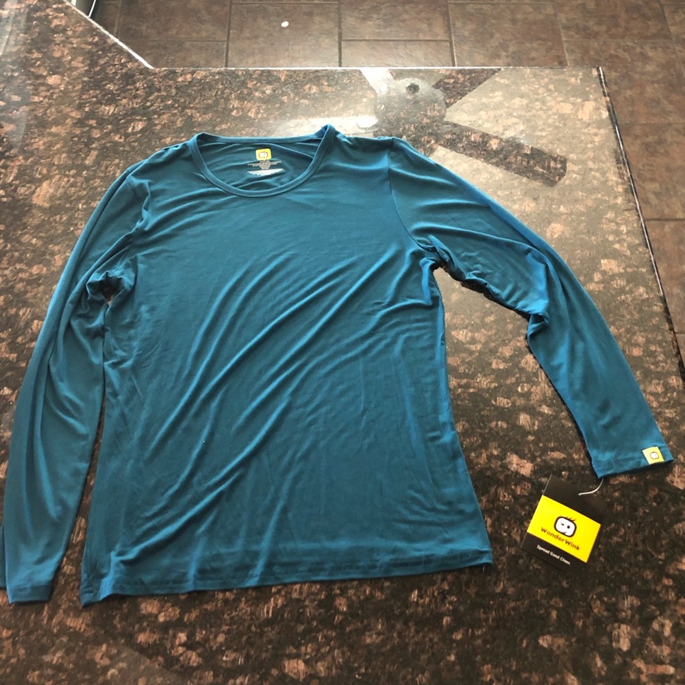 WonderWink Silky Long-sleeve Underscrub LARGE